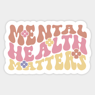 mental health matters Sticker